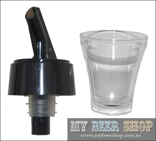 SMOKE FREE POURER SHOT SPIRIT DISPENSER WITH 30ml CAP - Click Image to Close